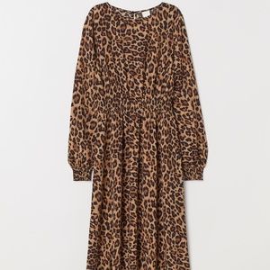 H&M Leopard Maxi Dress